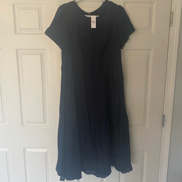 New with Tags - Ann Taylor Factory Navy Dress Large - Picture 1 of 7
